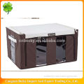 Hig quality Colorful new design collapsible fabric storage boxes with open front for home use